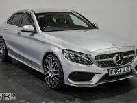 Begagnad Mercedes C220 AMG line 170 HK (125 kW) 2014 Silver Sedan