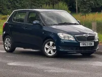 Used Skoda Fabia SE 2013 Blue Hatchback