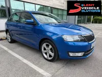 Used Skoda Rapid SE 90 HP (66 kW) 2017 Blue Hatchback