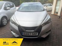 Begagnad Nissan Micra N-Connecta 90 HK (66 kW) 2017 Silver Halvkombi