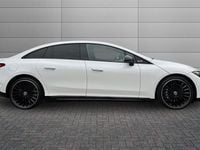 Used Mercedes EQE350 AMG line 214 kW (292 HP) 2025 Opalite white bright Sedan