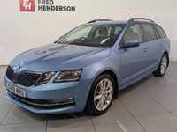 Used Skoda Octavia SE L 150 HP (110 kW) 2018 Blue Estate