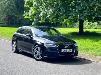 Used Audi A3 Sportback S-Line 150 HP (110 kW) 2019 Black Hatchback