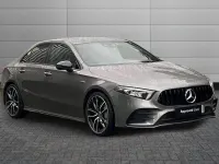 Used Mercedes A35 AMG Premium 306 HP (225 kW) 2021 Mountain grey Sedan