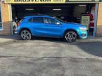 Used Mercedes GLA220 AMG line 177 HP (130 kW) 2015 Blue SUV