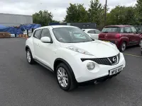 Used Nissan Juke Acenta 115 HP (84 kW) 2011 White SUV