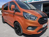 Used Ford Transit Custom Sport 170 HP (125 kW) 2019 Orange Van