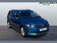Used VW Touran SEL 150 HP (110 kW) 2018 Blue MPV