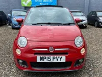 Used Fiat 500C S 69 HP (50 kW) 2015 Red Cabriolet