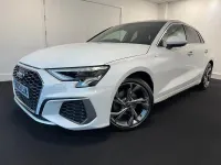 Used Audi A3 Sportback S-Line 110 HP (80 kW) 2023 Glacier white Hatchback