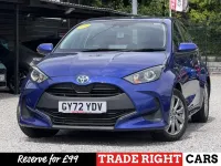 Used Toyota Yaris 114 HP (83 kW) 2023 Blue Hatchback