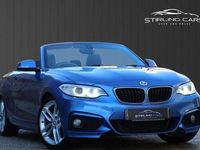 Used BMW 218 M Sport 150 HP (110 kW) 2016 Blue Cabriolet