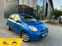 Używany Nissan Micra Acenta 80 KM (58 kW) 2011 Niebieski Hatchback