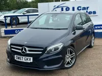 Used Mercedes B220 AMG Line Premium 177 HP (130 kW) 2017 Blue Hatchback