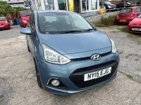 Used Hyundai i10 Premium 87 HP (63 kW) 2015 Blue Hatchback