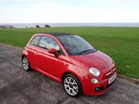 Used Fiat 500 S 2014 Red Cabriolet