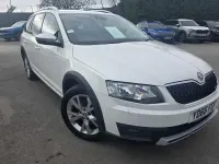 Used Skoda Octavia Scout 4x4 135 HP (99 kW) 2016 White Estate
