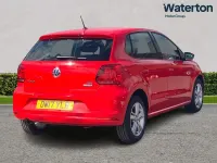 Used VW Polo Edition 90 HP (66 kW) 2017 Red Hatchback