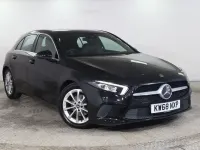 Begagnad Mercedes A180 2019 Svart Halvkombi