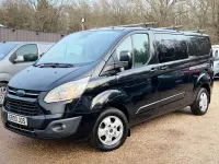 Used Ford Transit Custom Limited 130 HP (95 kW) 2018 Black Van