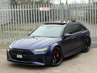 Begagnad Audi RS6 Comfort 2021 Blå Kombi
