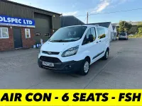Used Ford Transit Custom 105 HP (77 kW) 2017 White Van
