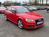 Used Audi A3 Sportback S-Line 2015 Red Hatchback
