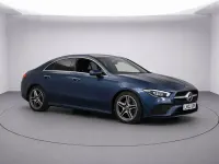 Used Mercedes CLA180 AMG line 136 HP (100 kW) 2022 Blue Sedan
