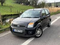Used Ford Fusion Zetec 2008 Black Hatchback
