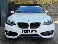Used BMW 218 Sport Line 2017 White Coupe