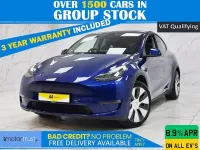 Begagnad Tesla Model Y 282 kW (384 HK) 2022 Blå SUV