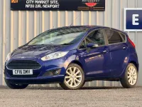 Used Ford Fiesta Titanium 2016 Blue Hatchback