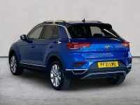 Used VW T-Roc SEL 150 HP (110 kW) 2021 Blue SUV