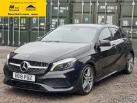 Używany Mercedes A200 AMG line 2018 Czarny Hatchback