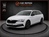 Used Skoda Superb SportlinePlus 150 HP (110 kW) 2022 White Estate
