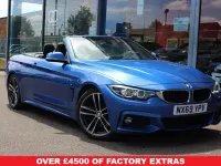 Used BMW 420 M Sport 184 HP (135 kW) 2019 Blue Cabriolet