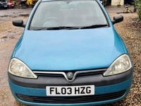 Second-hand Vauxhall Corsa 75 CP (55 kW) 2003 Albastru Hatchback