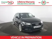 Used Audi A1 Sportback S-Line 125 HP (91 kW) 2015 Black Hatchback