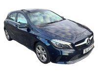 Used Mercedes A180 Premium 122 HP (89 kW) 2017 Blue Hatchback