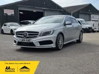 Used Mercedes A180 AMG line 122 HP (89 kW) 2014 Silver Hatchback