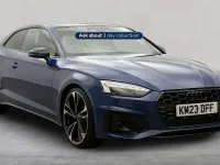 Used Audi A5 Black Edition 150 HP (110 kW) 2023 Blue Coupe