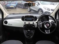 Used Fiat 500 Lounge 69 HP (50 kW) 2017 White Hatchback