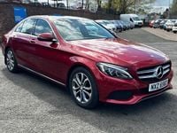 Used Mercedes C220 Premium 170 HP (125 kW) 2016 Red Sedan