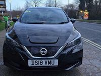 Used Nissan Leaf Visia 110 kW (150 HP) 2018 Black Hatchback