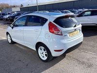 Used Ford Fiesta Zetec 2017 White Hatchback