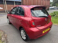 Used Nissan Micra Acenta 80 HP (58 kW) 2014 Red Hatchback