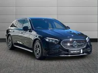 Used Mercedes E200 AMG line 204 HP (150 kW) 2025 Black Estate