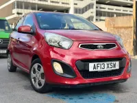 Used Kia Picanto 68 HP (50 kW) 2013 Red Hatchback