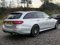Used Mercedes E220 AMG line 194 HP (142 kW) 2019 Silver Estate