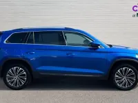 Used Skoda Kodiaq SE L Executive 150 HP (110 kW) 2024 Race blue metallic SUV